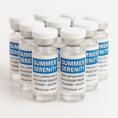 Blue Copper GHK-CU Peptide, 5mL for 10 Sets